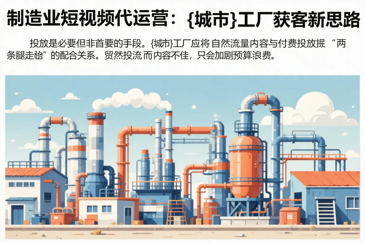 制造业短视频代运营:龙湾工厂获客新思路