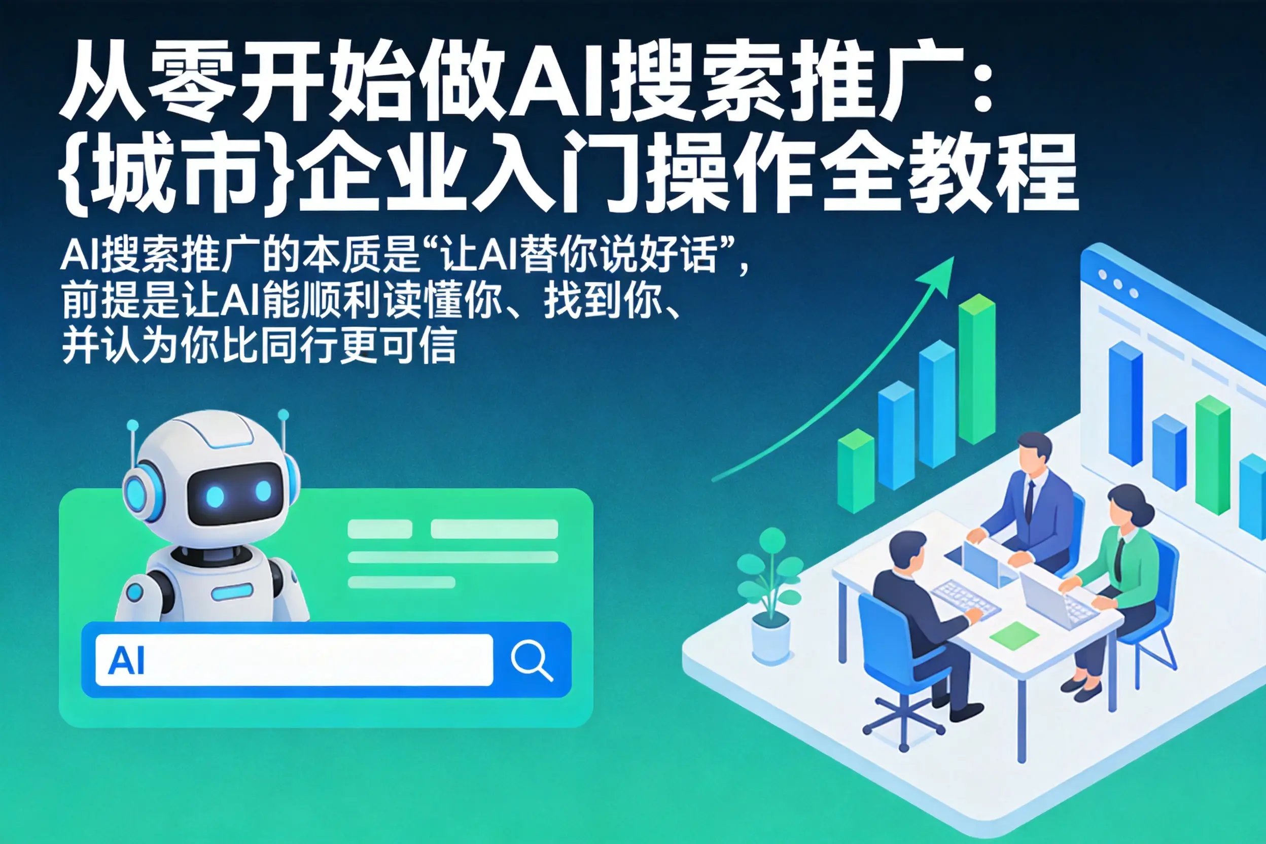 从零开始做AI搜索推广:龙湾企业入门操作全教程